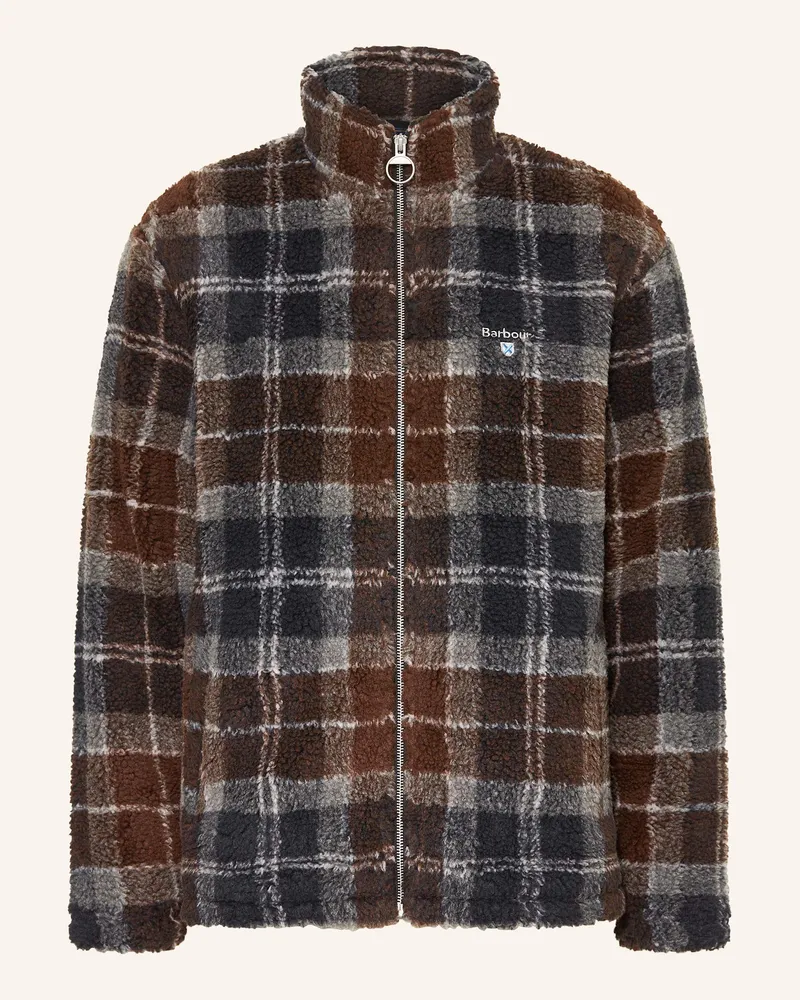 Barbour Teddyfell-Jacke Dunkelblau