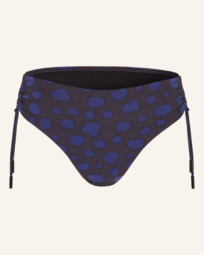 Maryan Mehlhorn Basic-Bikini-Hose BLUE DOTS Schwarz
