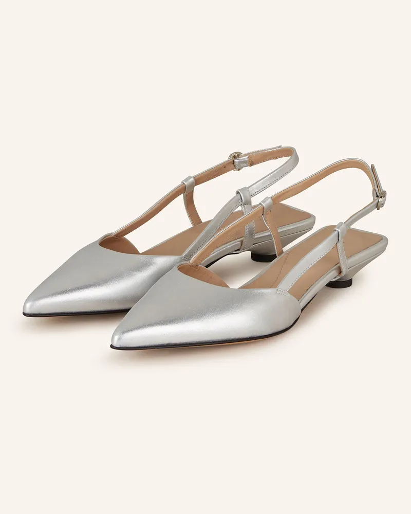 POMME D'OR Slingpumps GINGER Silber