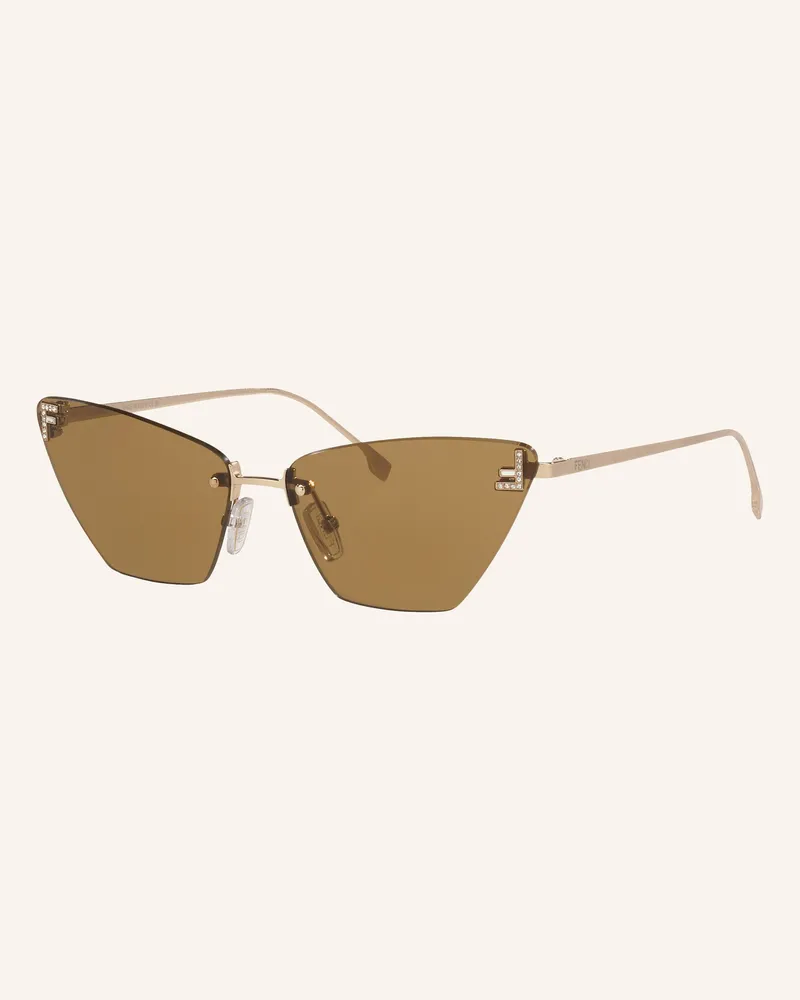 Fendi Sonnenbrille Fendi First Crystal fe4160us gold 2370d1