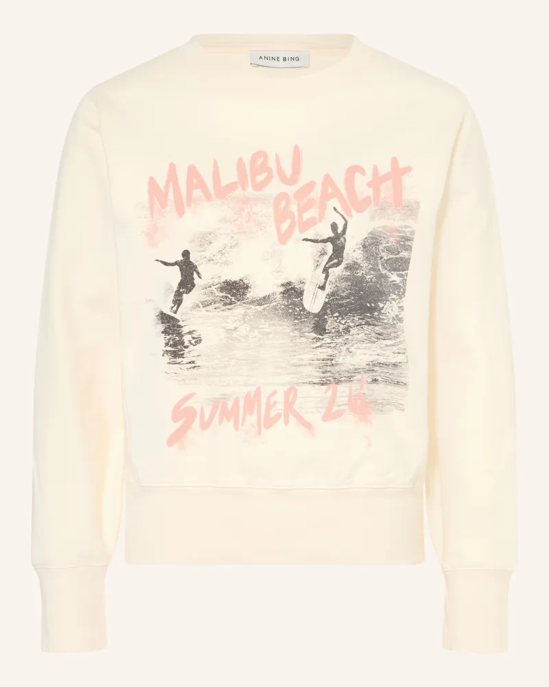 Anine Bing Sweatshirt Harry weiss Ecru