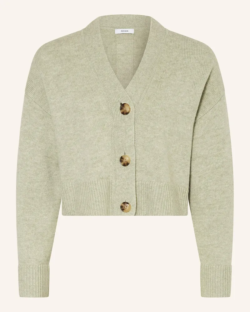 Reiss Strickjacke Hellgrün