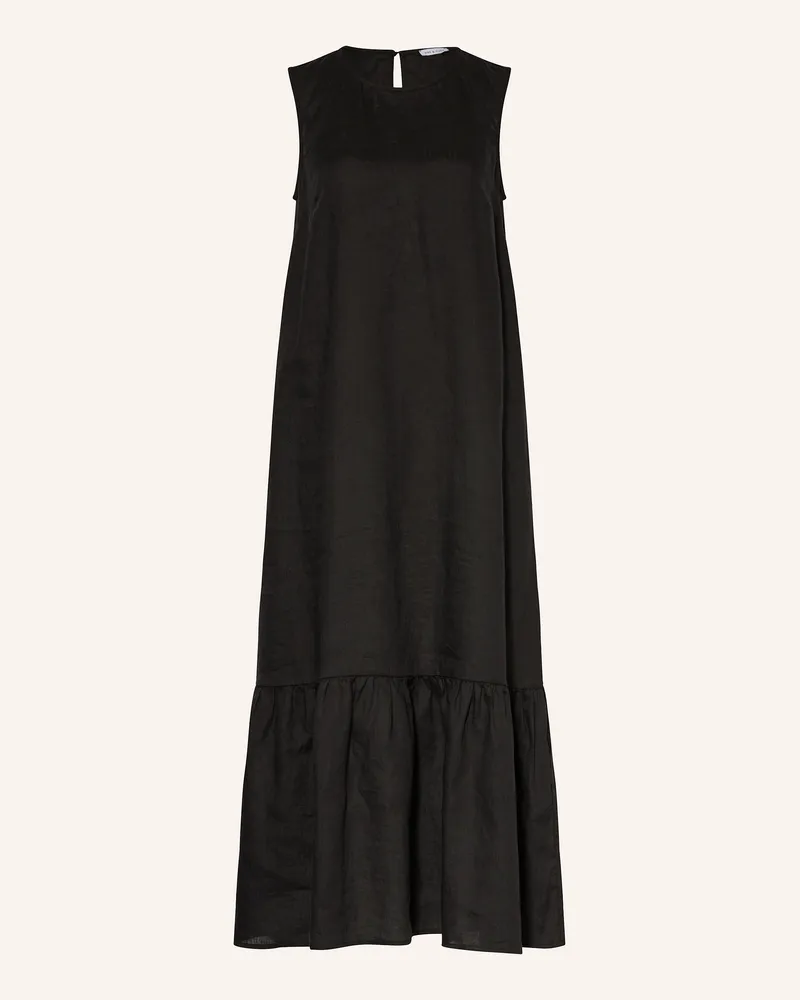 Mrs & HUGS Leinenkleid Schwarz
