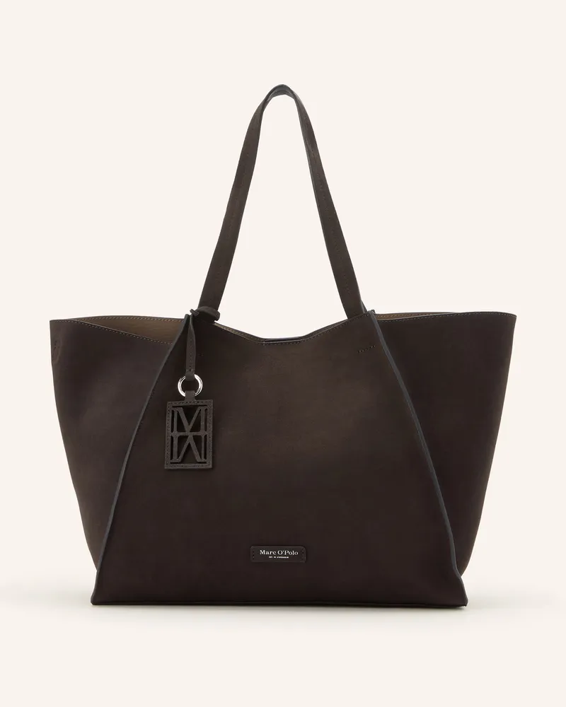 Marc O'Polo Shopper Mit Pouch braun Dunkelbraun