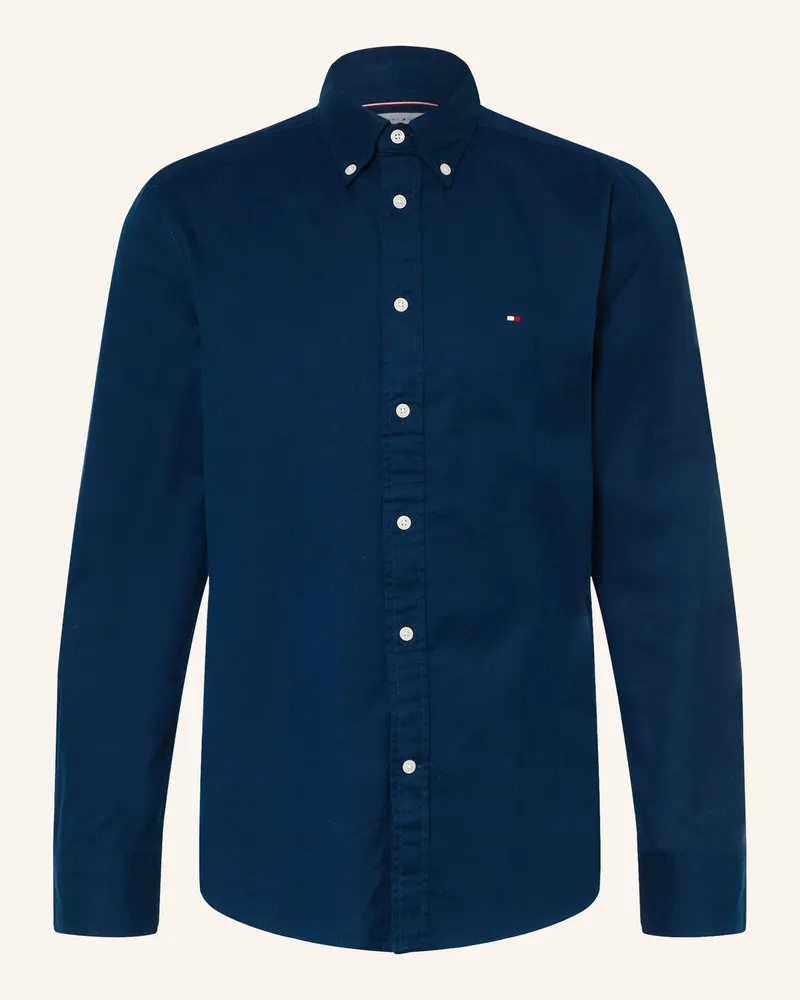 Tommy Hilfiger Flanellhemd Regular Fit blau Dunkelblau