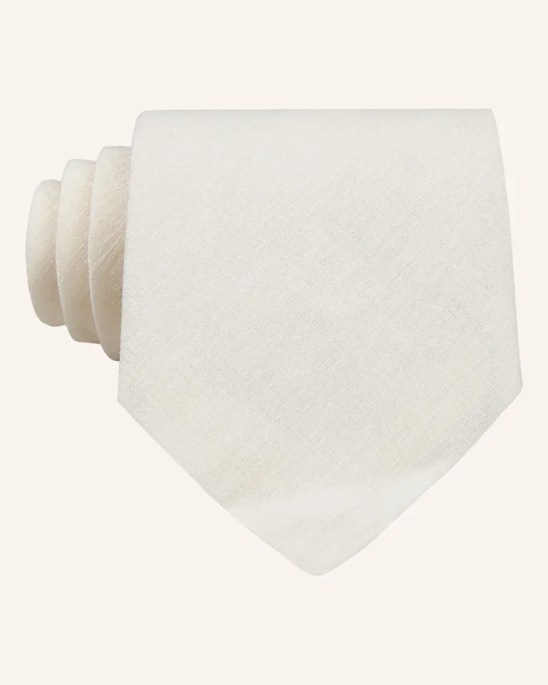 HUGO BOSS Krawatte Ecru