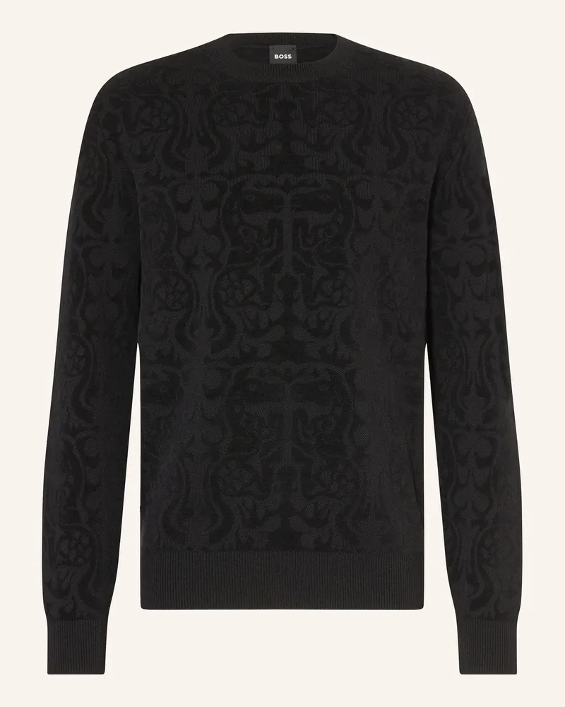 HUGO BOSS Pullover BOLIN Schwarz