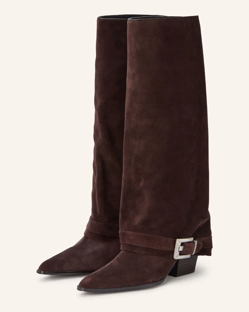 Lola Cruz Cowboy Boots Ramona braun Dunkelbraun