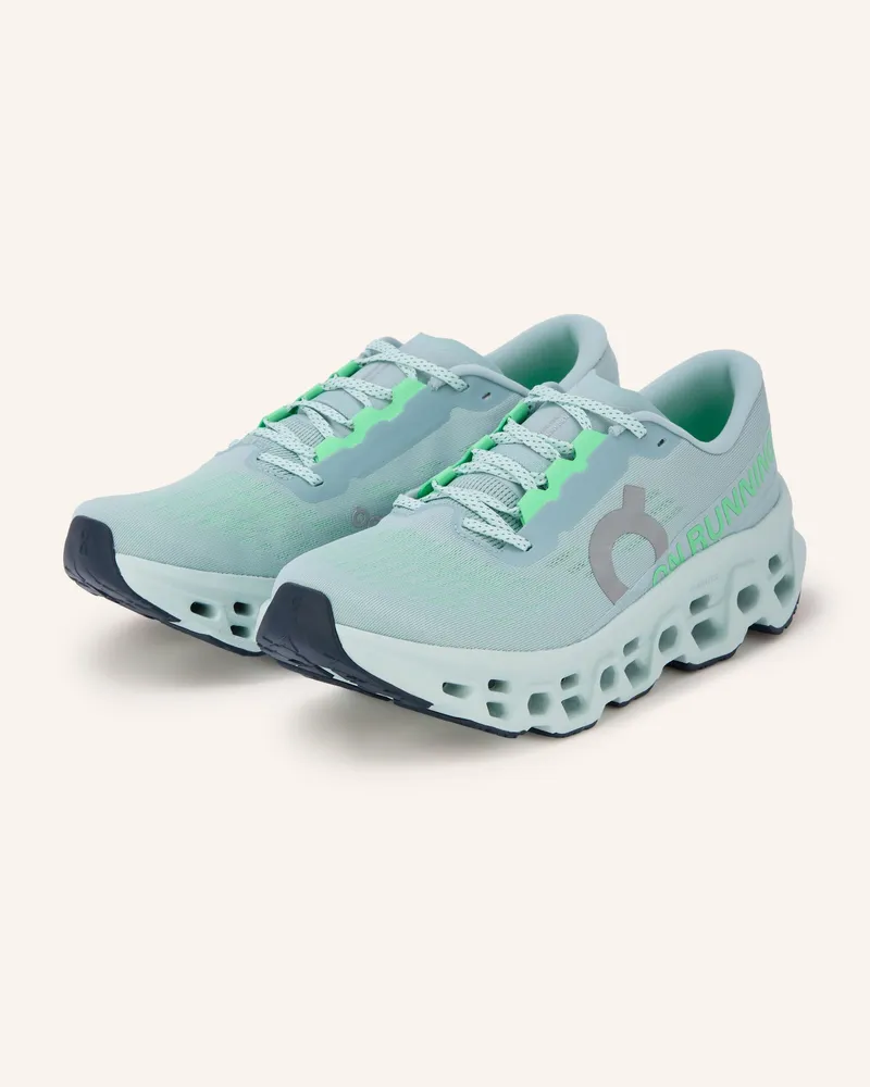 ON Laufschuhe Cloudmonster 3 gruen Hellgrün