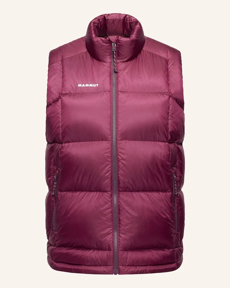 Mammut Daunenweste GLACIER GLOW IN Dunkelrot