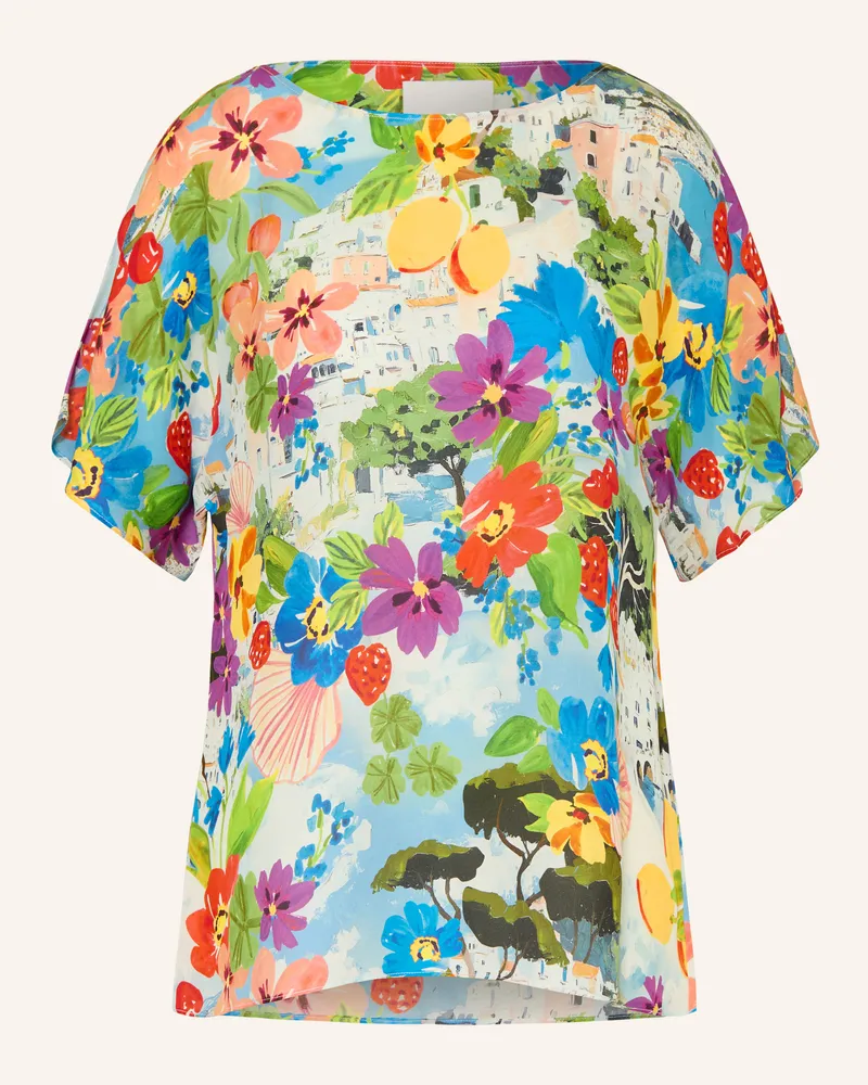 Maryan Mehlhorn Blusenshirt Riviera Aus Seide gruen Grün