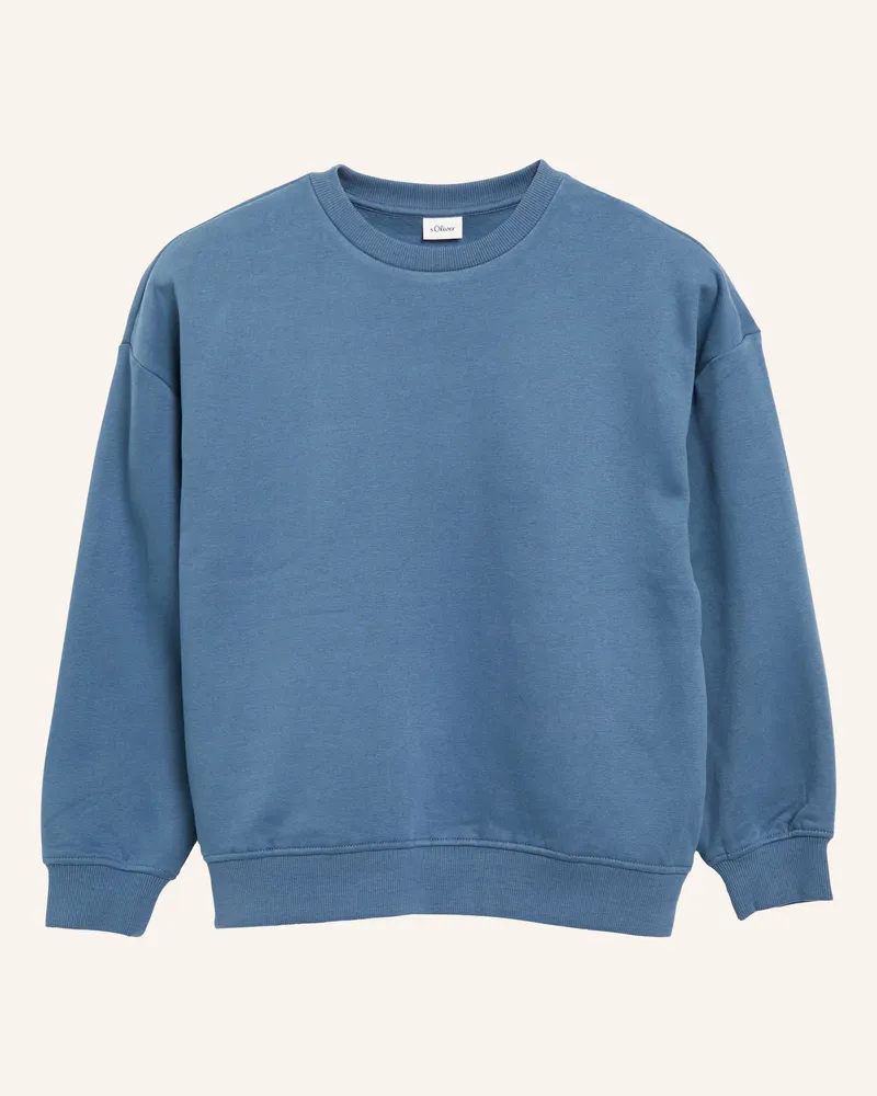 S.Oliver Sweatshirt blau Blau