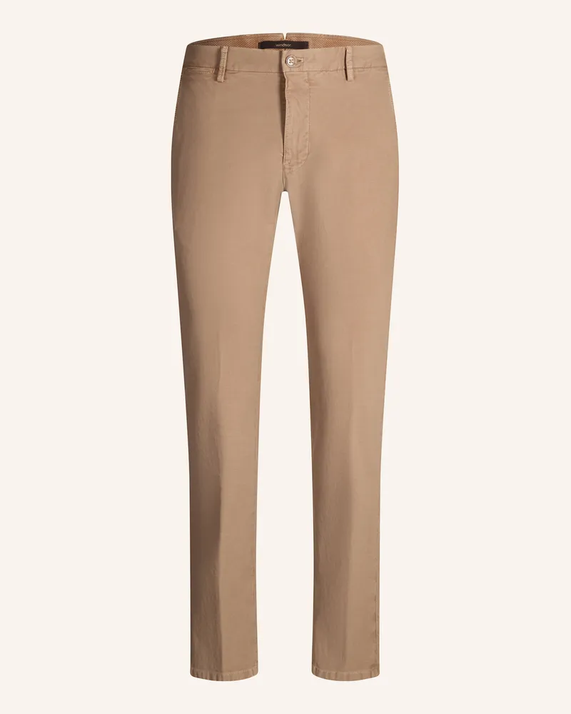 windsor. Chino Slim Fit beige Camel