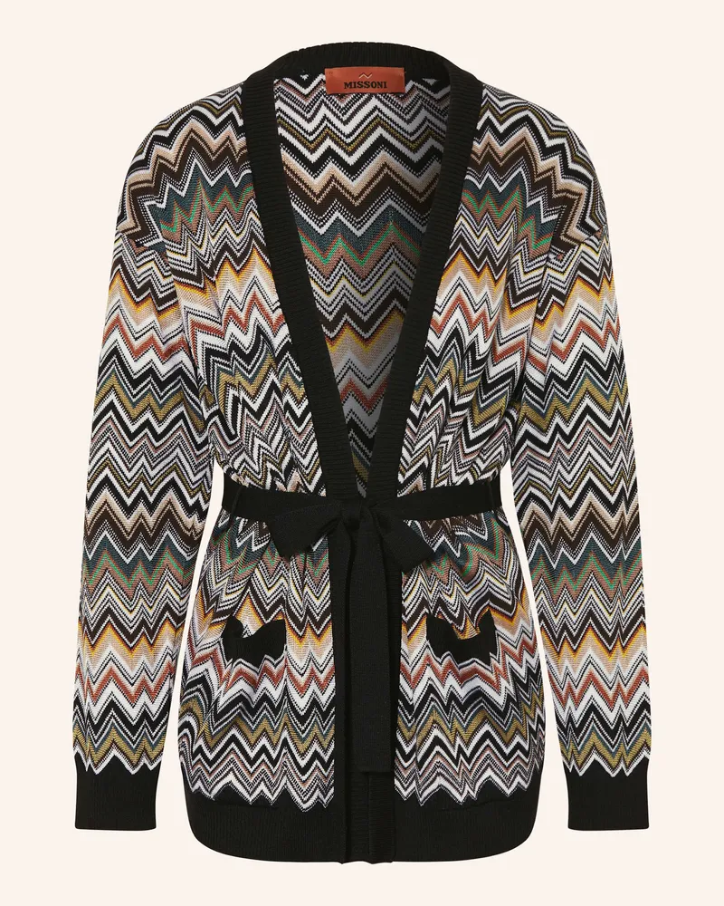 Missoni Strickhülle schwarz Weiss