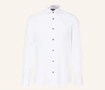 Trachtenhemd Casual Regular Fit weiss