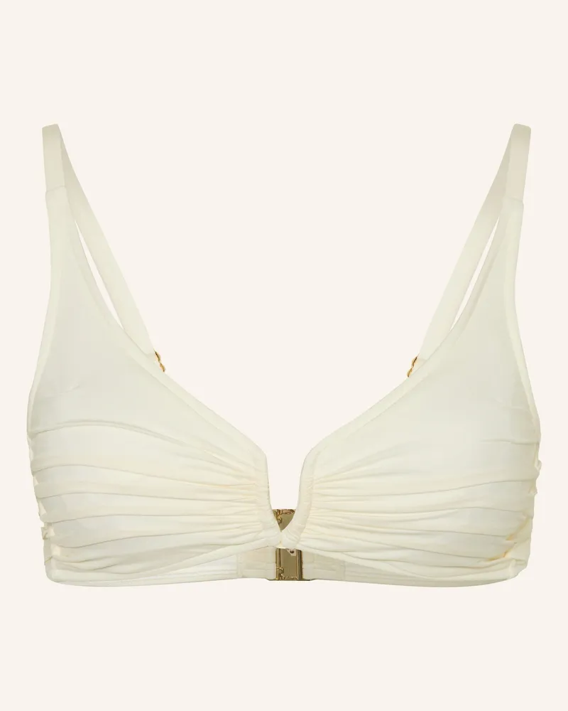Maryan Mehlhorn Bralette-Bikini-Top E Souflèe weiss Ecru