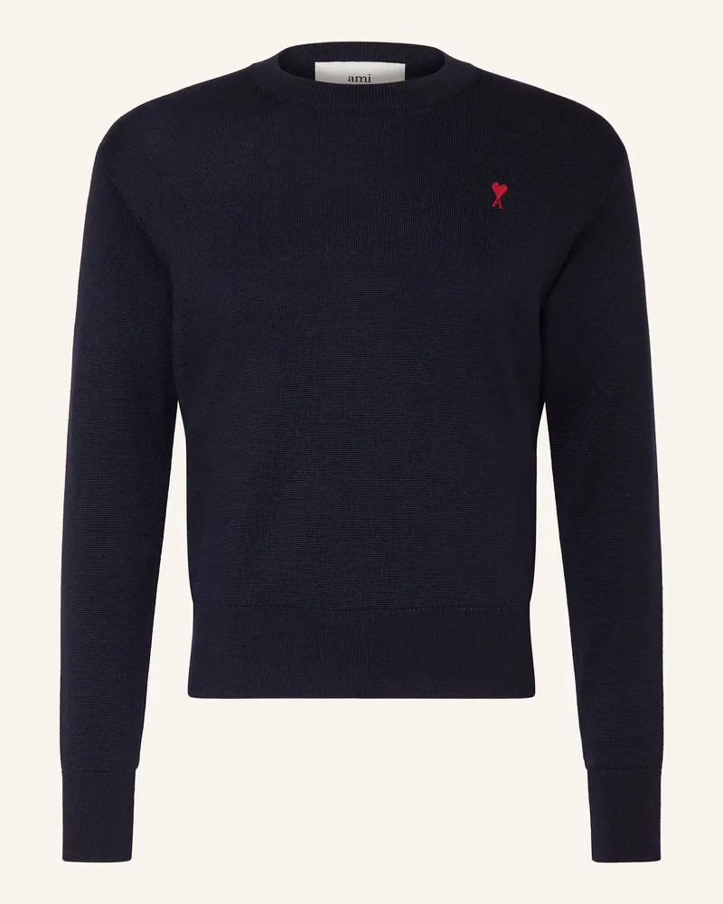 AMI Paris Pullover blau Dunkelblau
