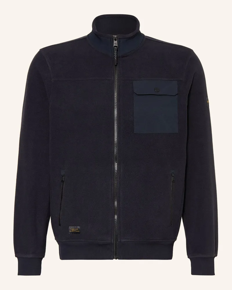 Camel Active Fleecejacke blau Dunkelblau