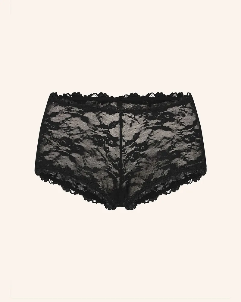 SKIMS Panty Stretch Lace schwarz Soot