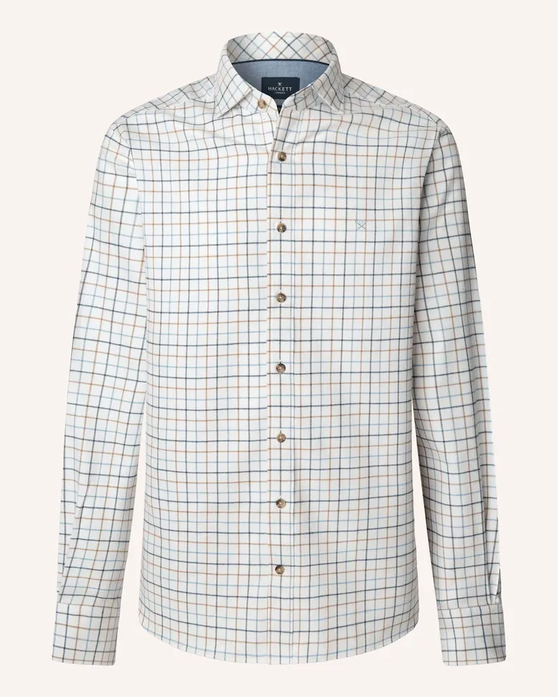 Hackett Freizeithemd LGE FLANNEL TATTERSALL Blau