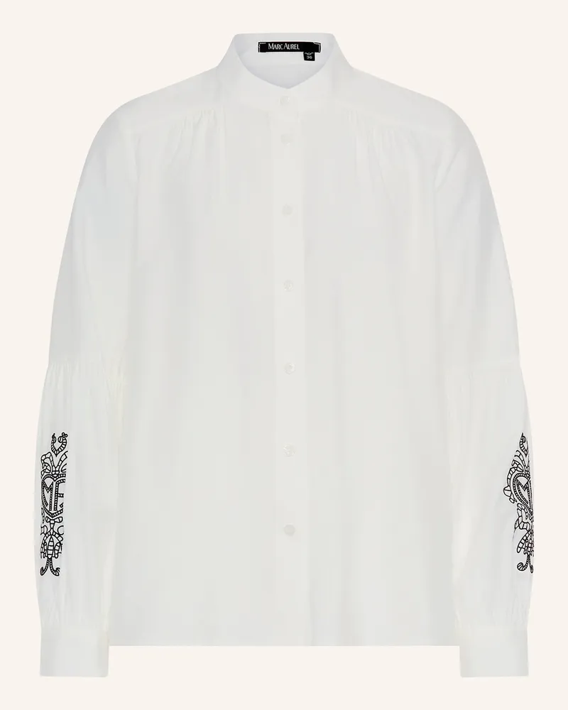 MARC AUREL Bluse weiss Weiss