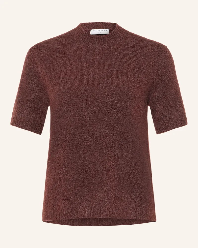 Tiger of Sweden Strickshirt May Mit Mohair rot Dunkelrot