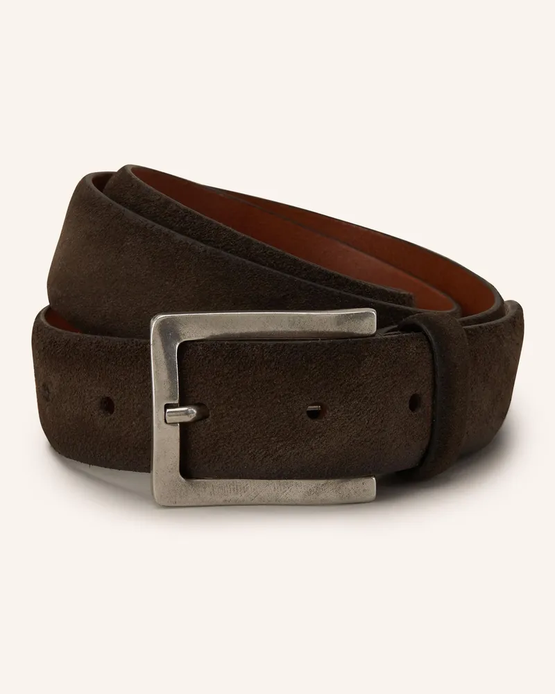 Post & Co Ledergürtel DOUGLAS Khaki