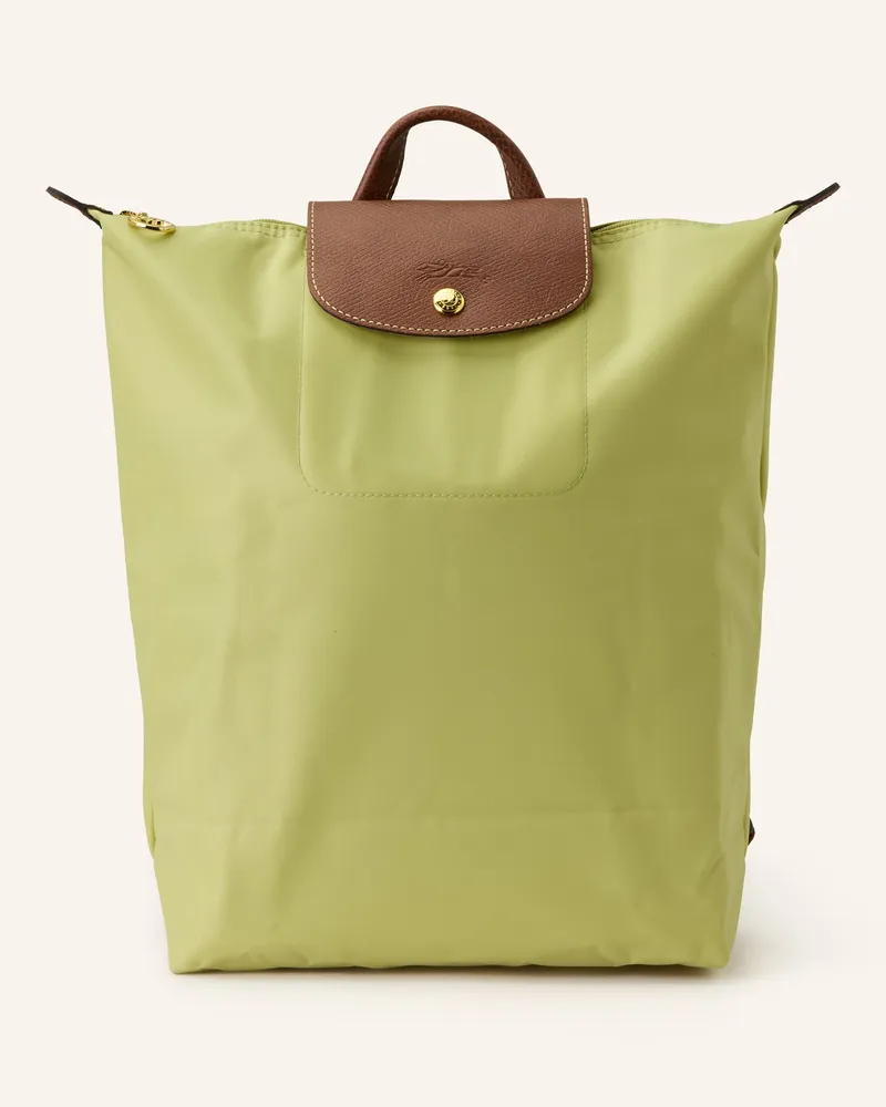 Longchamp Rucksack Le Pliage Medium gruen Hellgrün