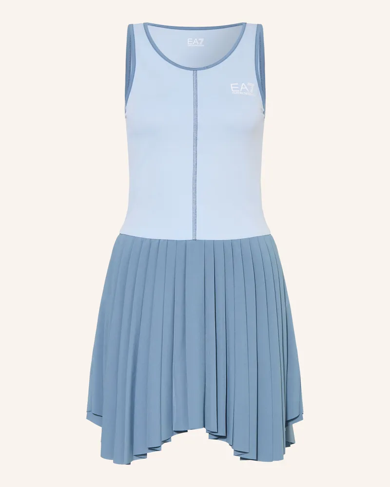 EA7 Tenniskleid Hellblau