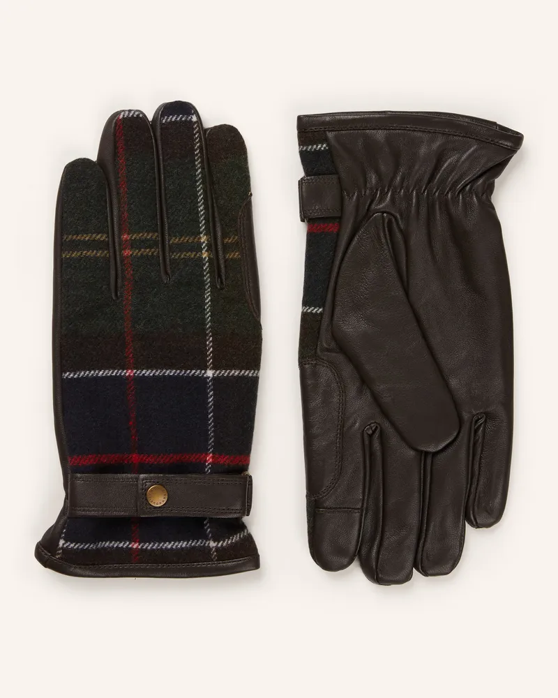 Barbour Handschuhe Grün