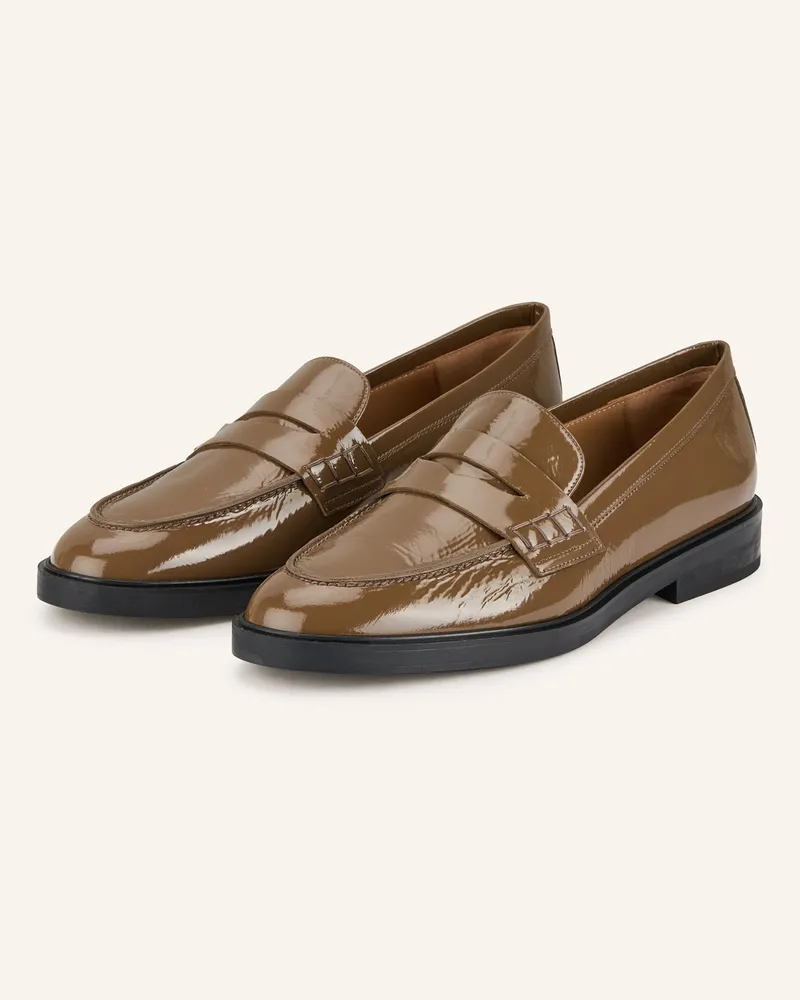 Flattered Penny-Loafer SARA Khaki