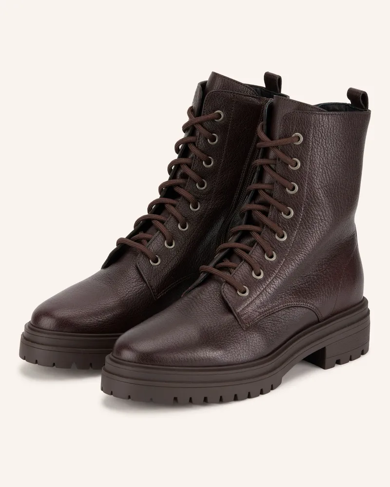 ba&sh Schnürboots Comy braun Dunkelbraun