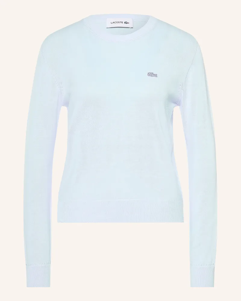 Lacoste Pullover blau Hellblau
