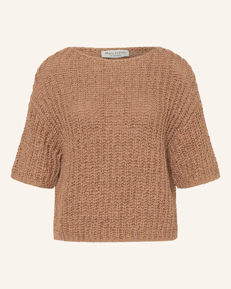 Marc O'Polo Strickshirt braun Hellbraun