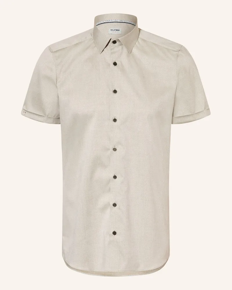 Olymp Halbarm-Hemd Level Five Body Fit gruen Hellgrün