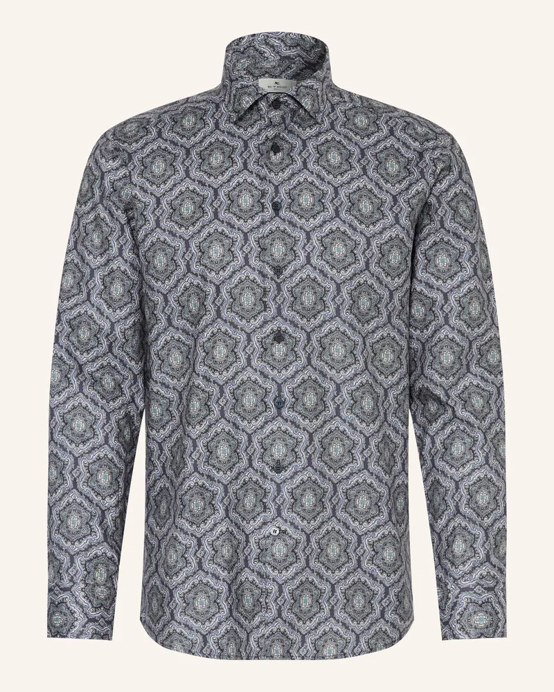 Etro Hemd Regular Fit Dunkelblau