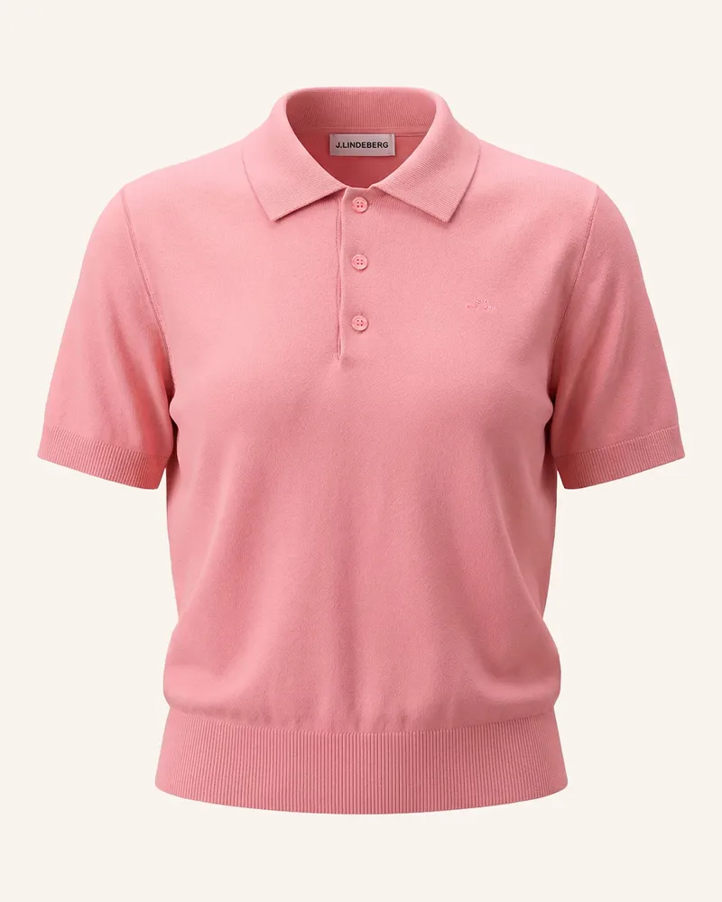 J.Lindeberg Strick‑Polo pink Pink