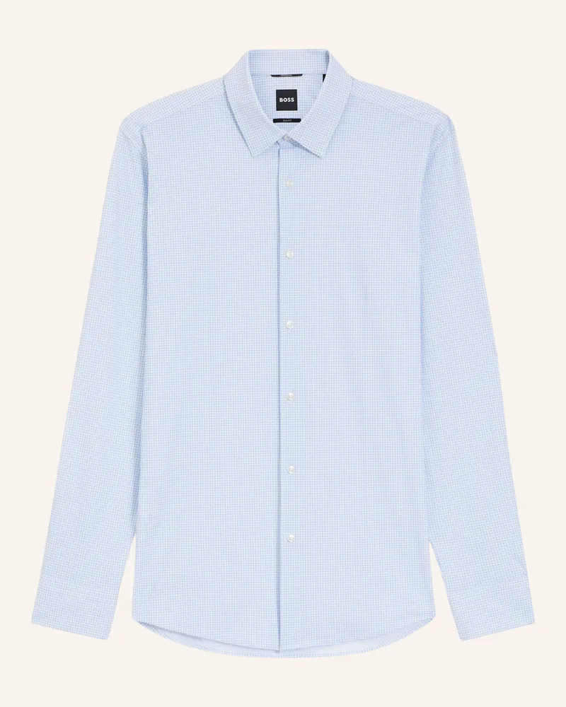 HUGO BOSS Business Hemd P-HANK-S-K-261 Slim Fit Hellblau
