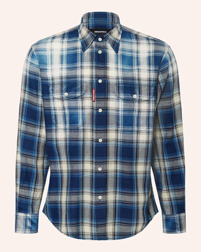 Dsquared2 Hemd CANADIAN VINTAGE Comfort Fit Blau