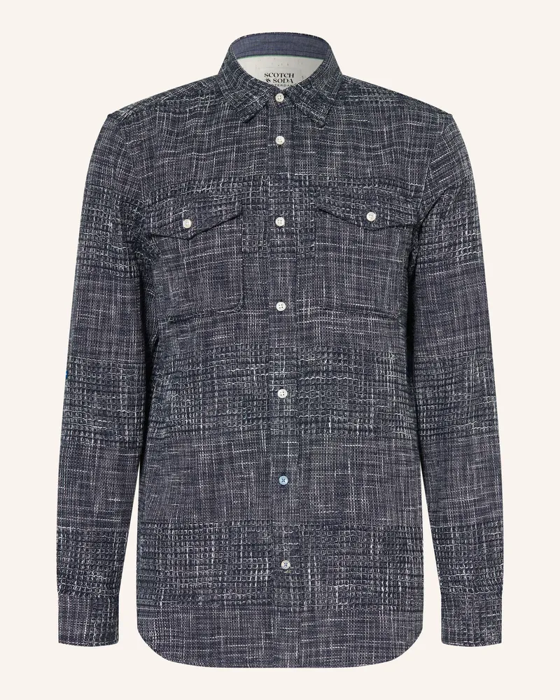 Scotch&Soda Overshirt blau Dunkelblau