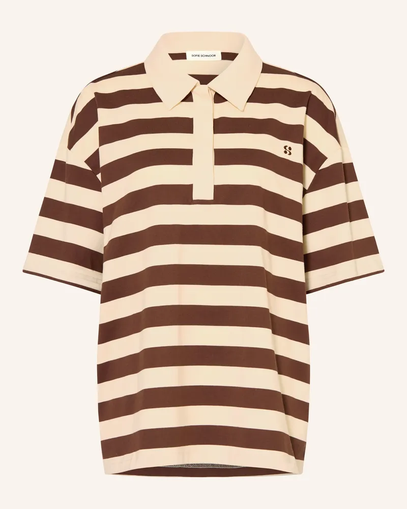 Sofie Schnoor Jersey-Poloshirt Pilsw weiss Creme