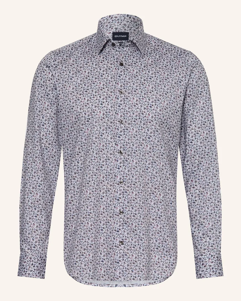 Olymp Jerseyhemd Level Five 24/Seven Body Fit weiss Braun