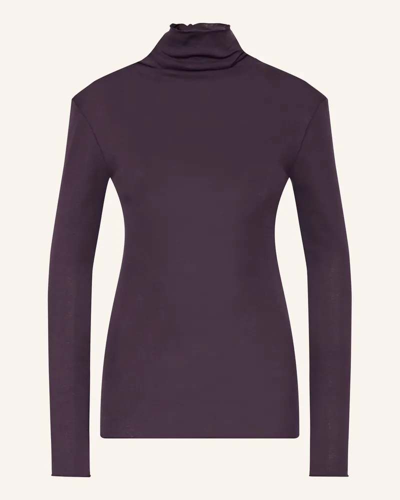 Luisa Cerano Rollkragenshirt lila Dunkellila
