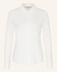 Marc O'Polo Hemdbluse aus Jersey Weiss