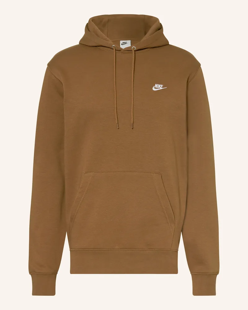 Nike Hoodie CLUB Braun