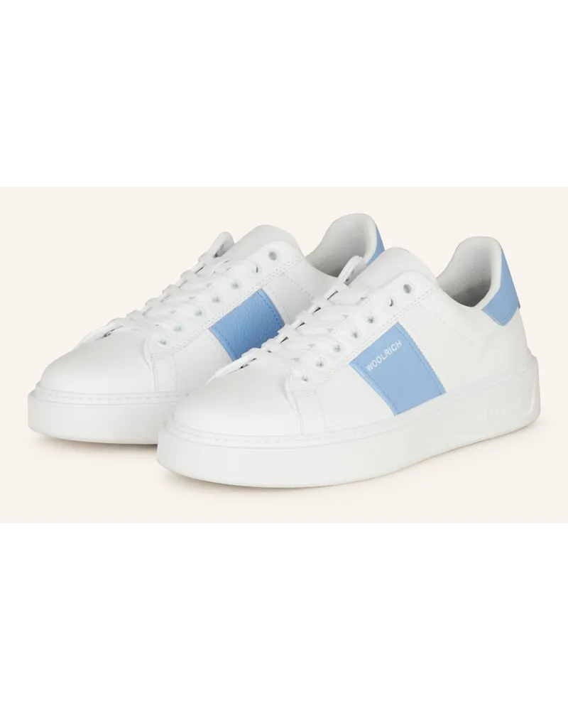 Woolrich Sneaker - WEISS/ HELLBLAU Weiss