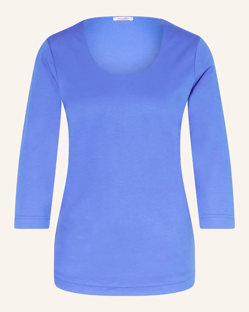 Efixelle Shirt mit 3/4-Arm Blau