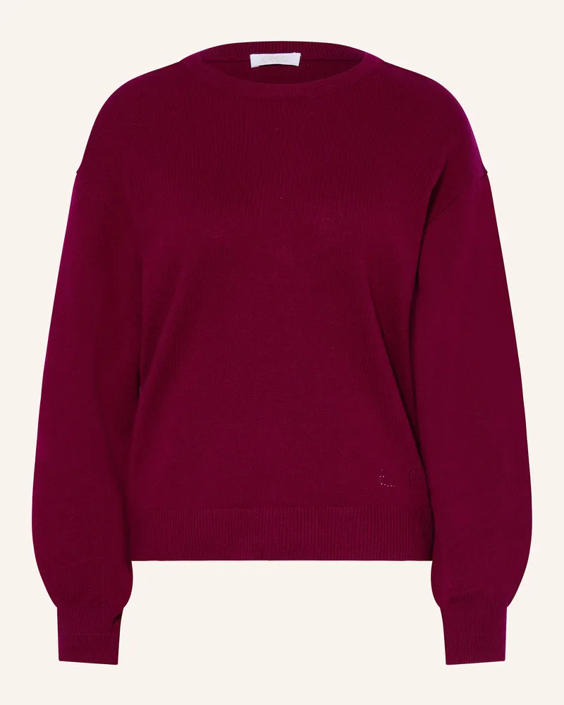 Eres Lounge-Pullover Famous Mit Cashmere rot Dunkelrot