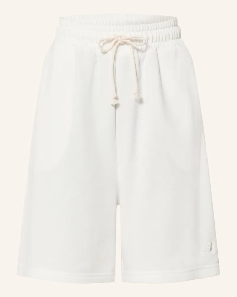 New Balance Sweatshorts wb61 weiss Weiss