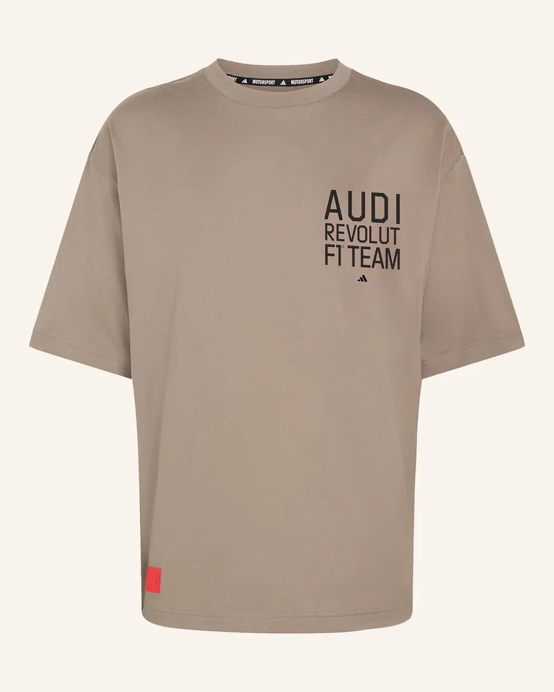 adidas T-Shirt Audi Formula One Team Elevated Graphic Ii braun Khaki
